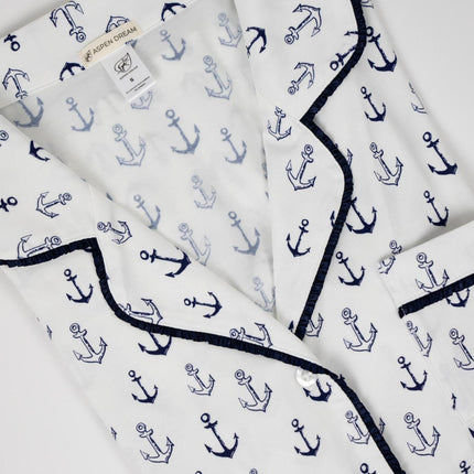 Jolene cropped printed pajama set
