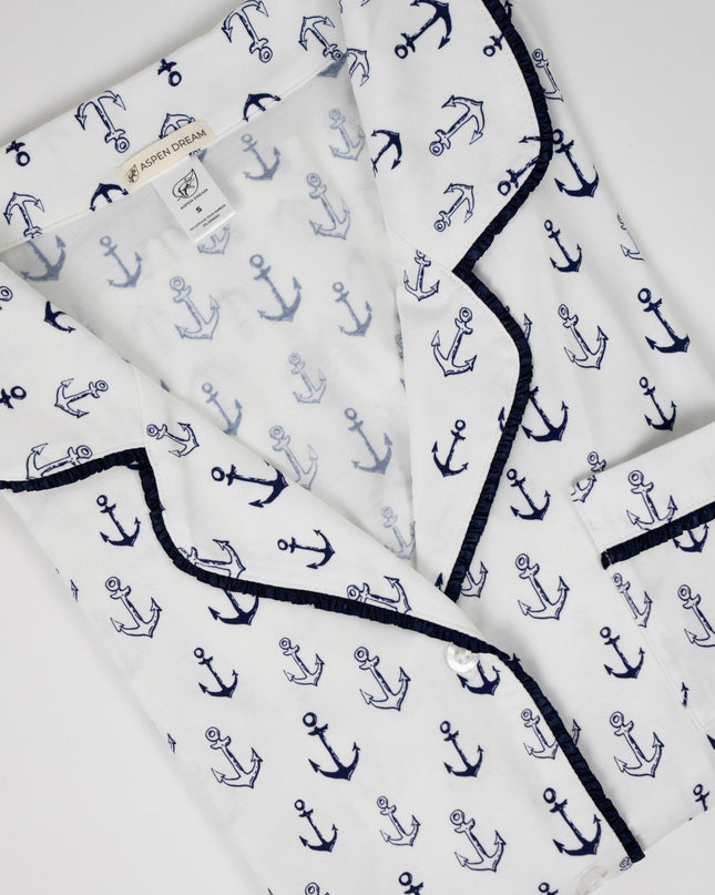 Jolene cropped printed pajama set