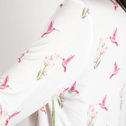 Jolene long printed pajama set