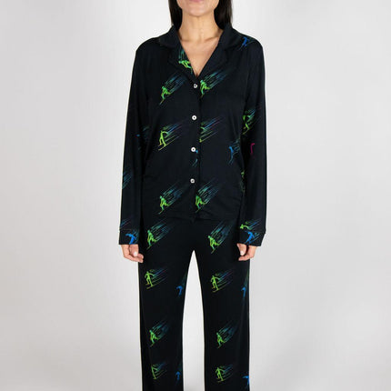 Grace long printed pajama set