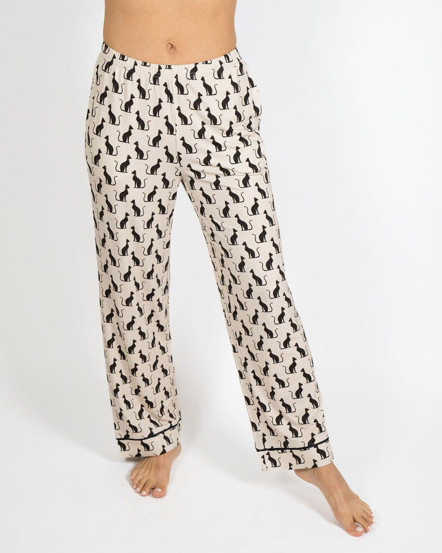 Grace printed long pajama set