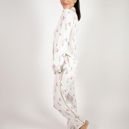 Jolene long printed pajama set