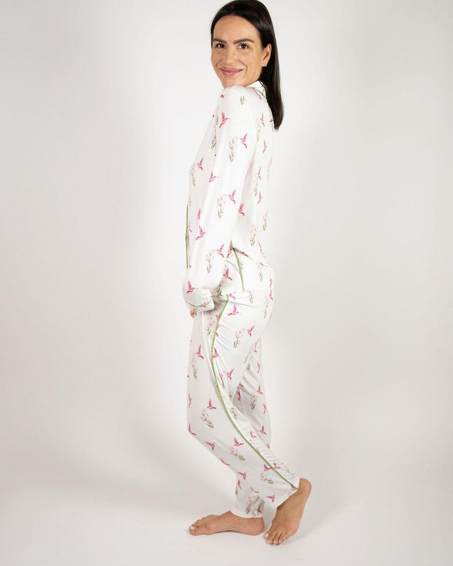 Jolene long printed pajama set