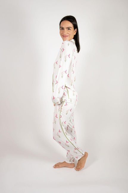 Jolene long printed pajama set