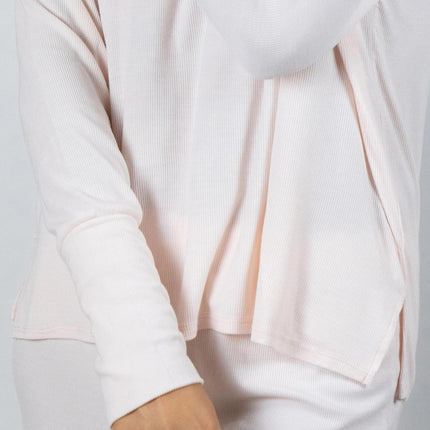 Ribbed long sleeve top