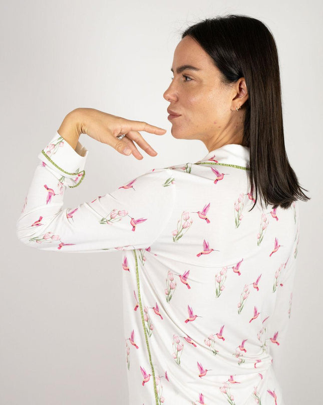 Jolene long printed pajama set