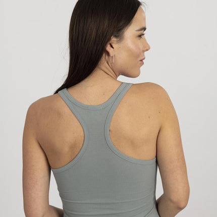 Ribbed tank dress