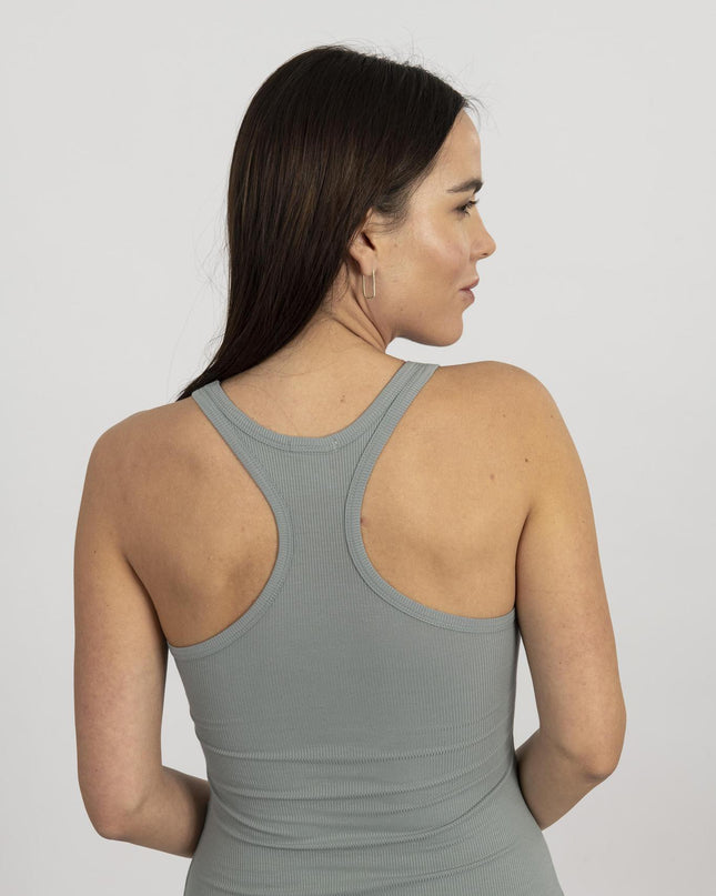 Ribbed tank dress