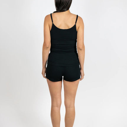 Ribbed camisole with shelf bra