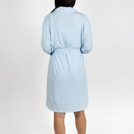 Cannes pinstripe robe