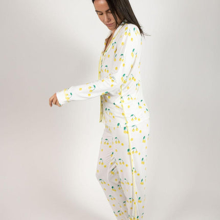 Jolene long printed pajama set
