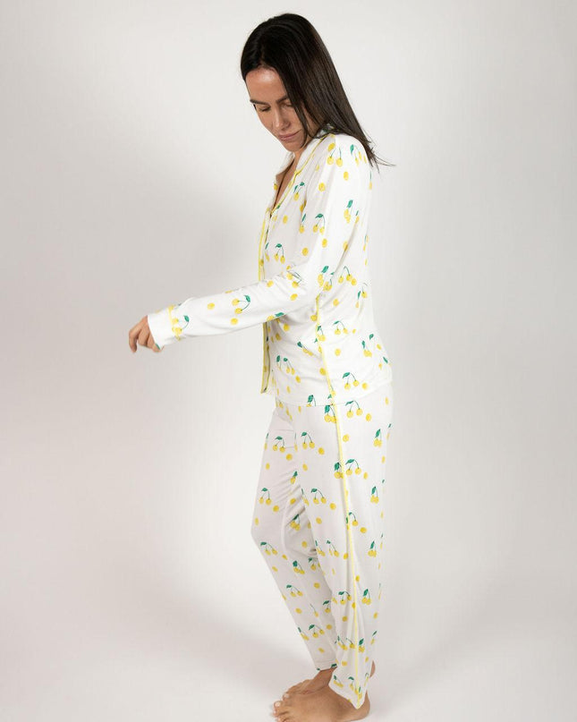 Jolene long printed pajama set